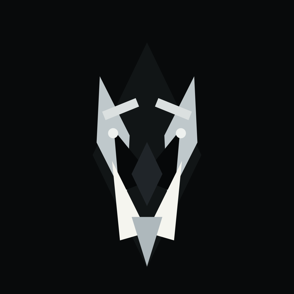 Chrome Fang BO2 emblem built with 13 native-shape layers