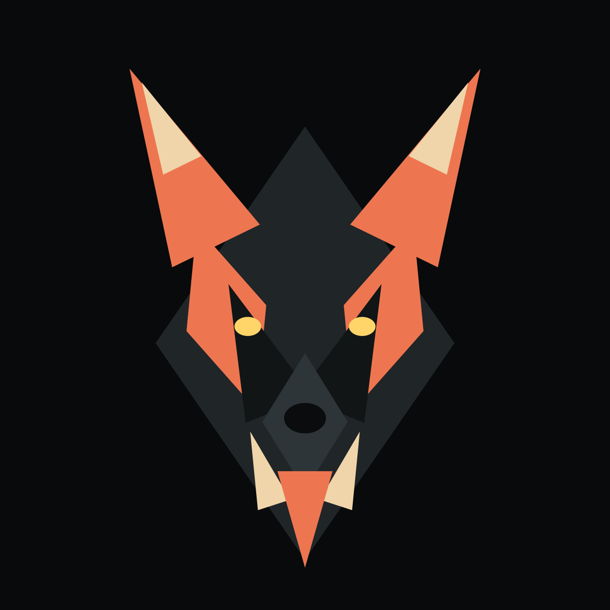 Ember Horn BO2 emblem built with 16 native-shape layers