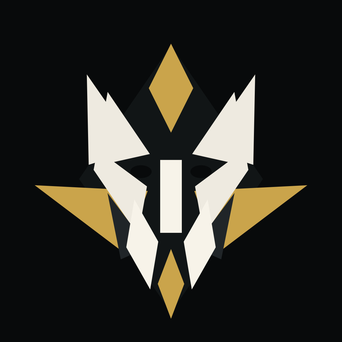 Iron Mask BO2 emblem built with 18 native-shape layers