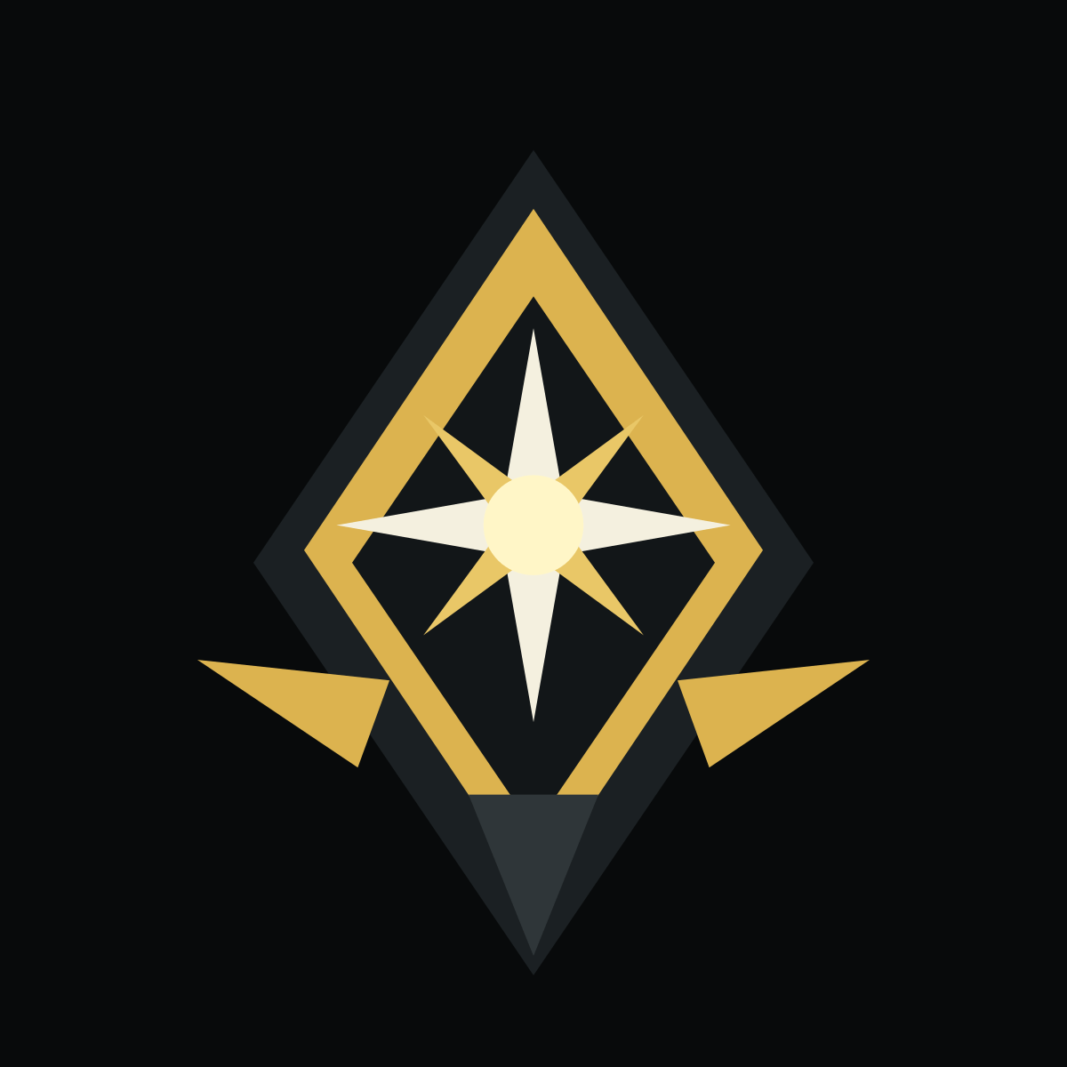 Solar Guard BO2 emblem built with 11 native-shape layers